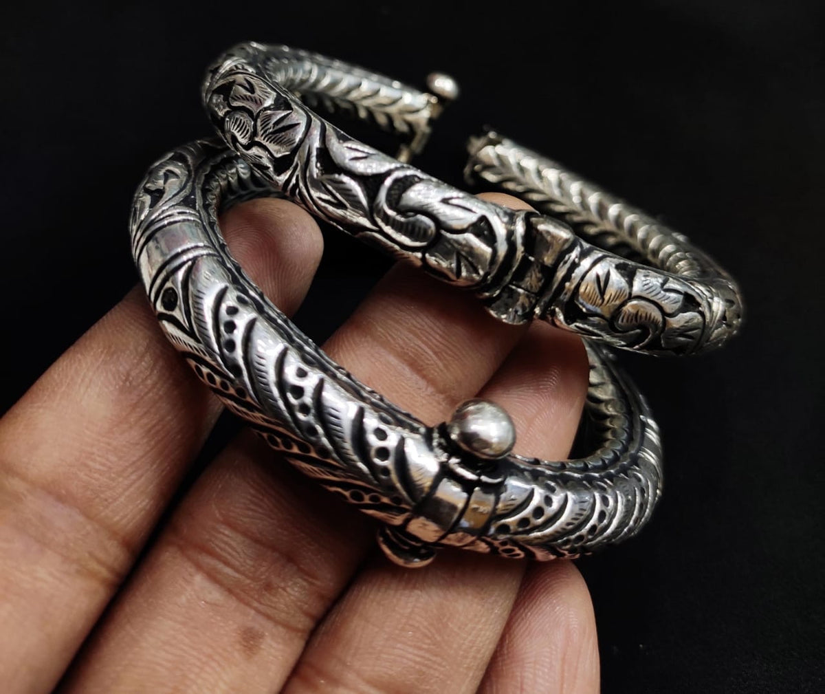 Chitai pure silver kada | Silver Kada | Chandi kada | MACS